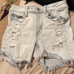 American eagle hi rise shortie